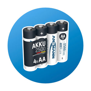 ANSMANN AA Mignon 2500mAh 1,2V