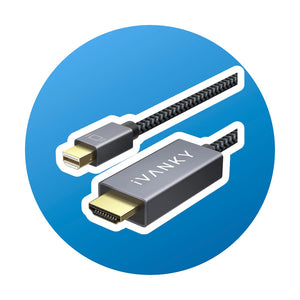 2m Ivanky Mini DP zu HDMI