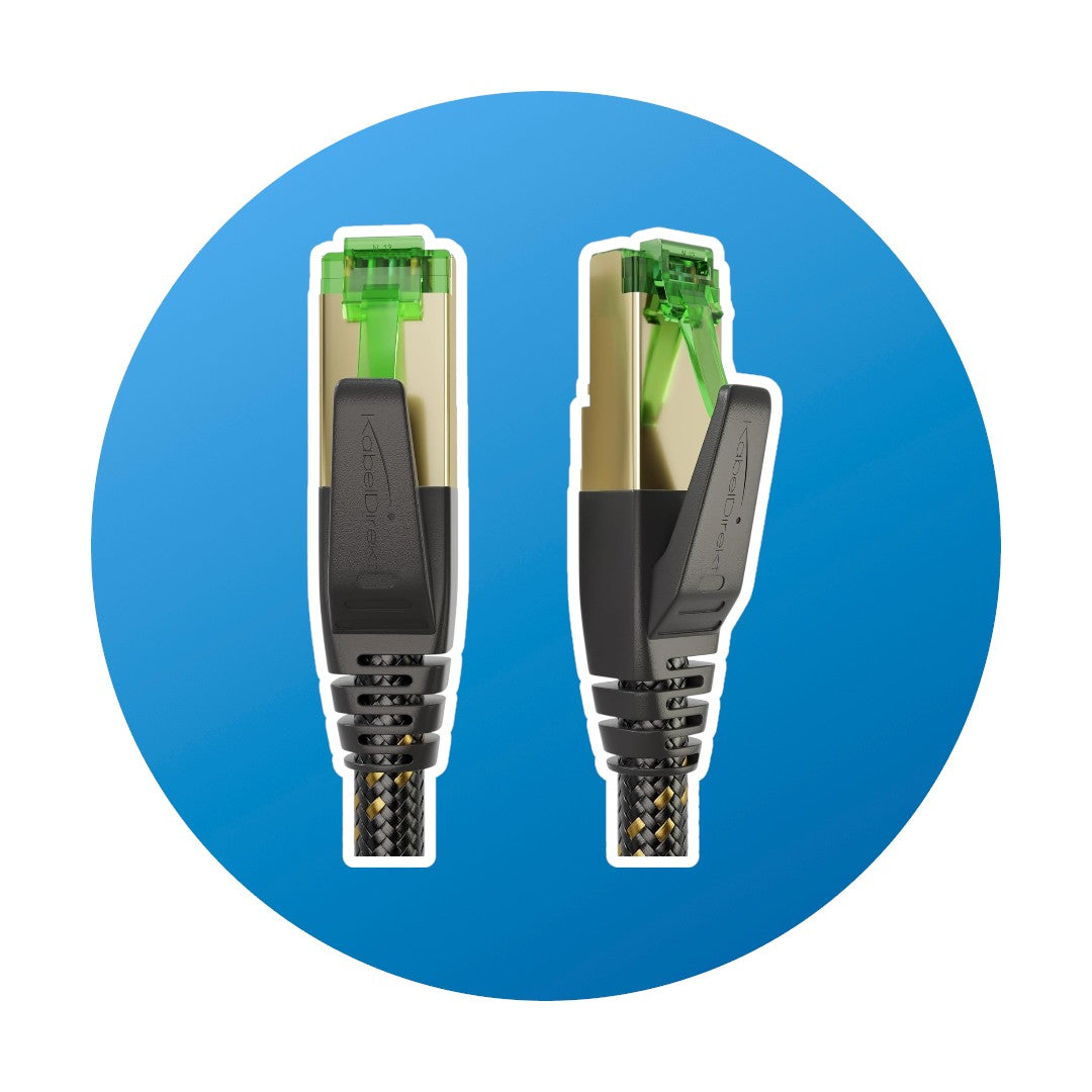 0,6m KabelDirekt Cat7 Netzwerkkabel