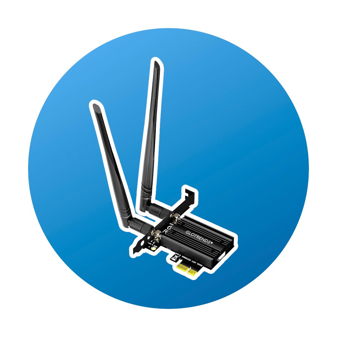 Glotrends AC1200 WiFi 5 PCIe Karte