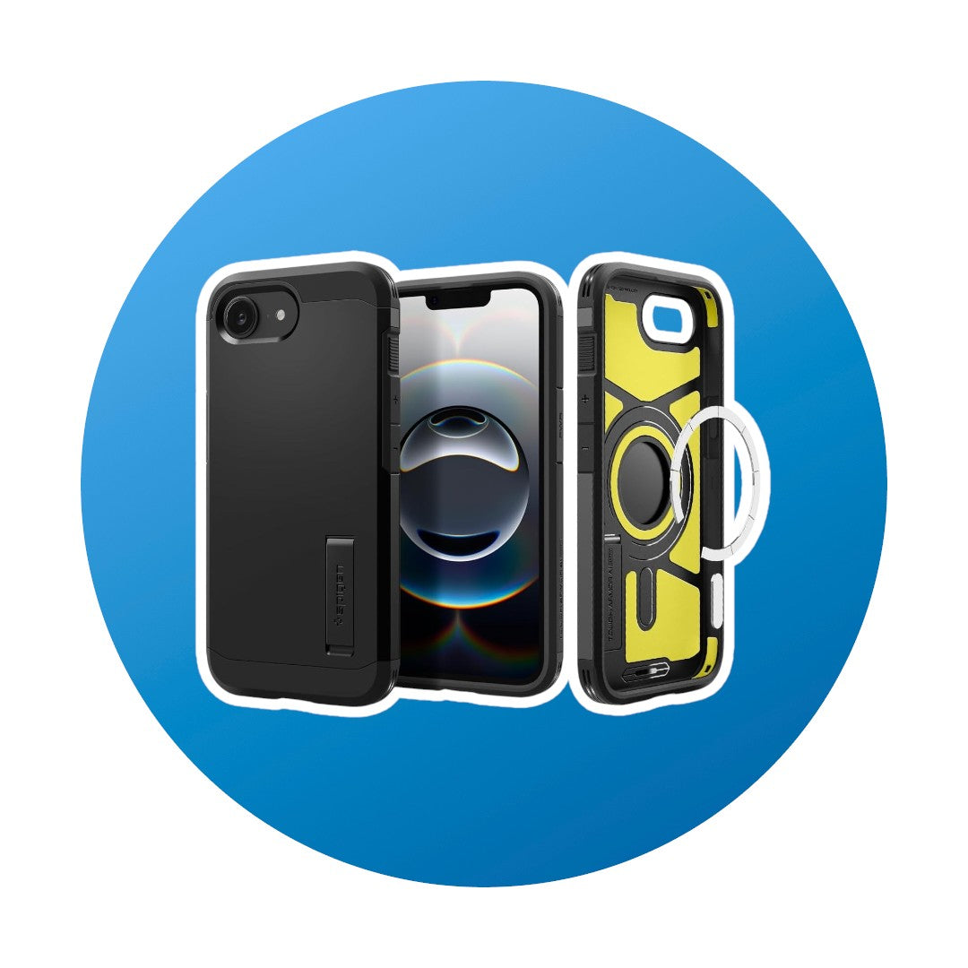 Spigen iPhone SE/16E Tough Armor Hülle schwarz