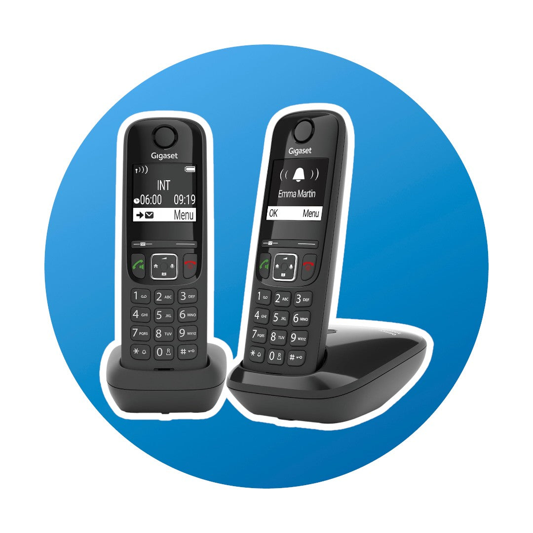 Gigaset AS690 Duo DECT schwarz