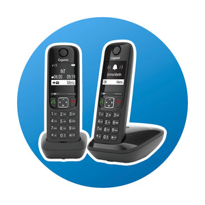 Gigaset AS690 Duo DECT schwarz