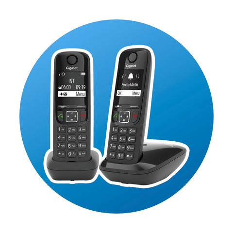 Gigaset AS690 Duo DECT schwarz