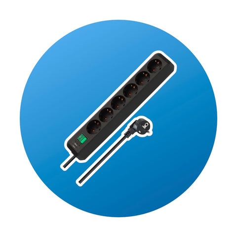 1,5m Brennenstuhl Eco-Line 6-Fach