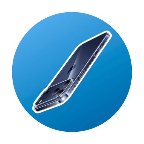 Torras iPhone 17 Pro Hülle Transparent