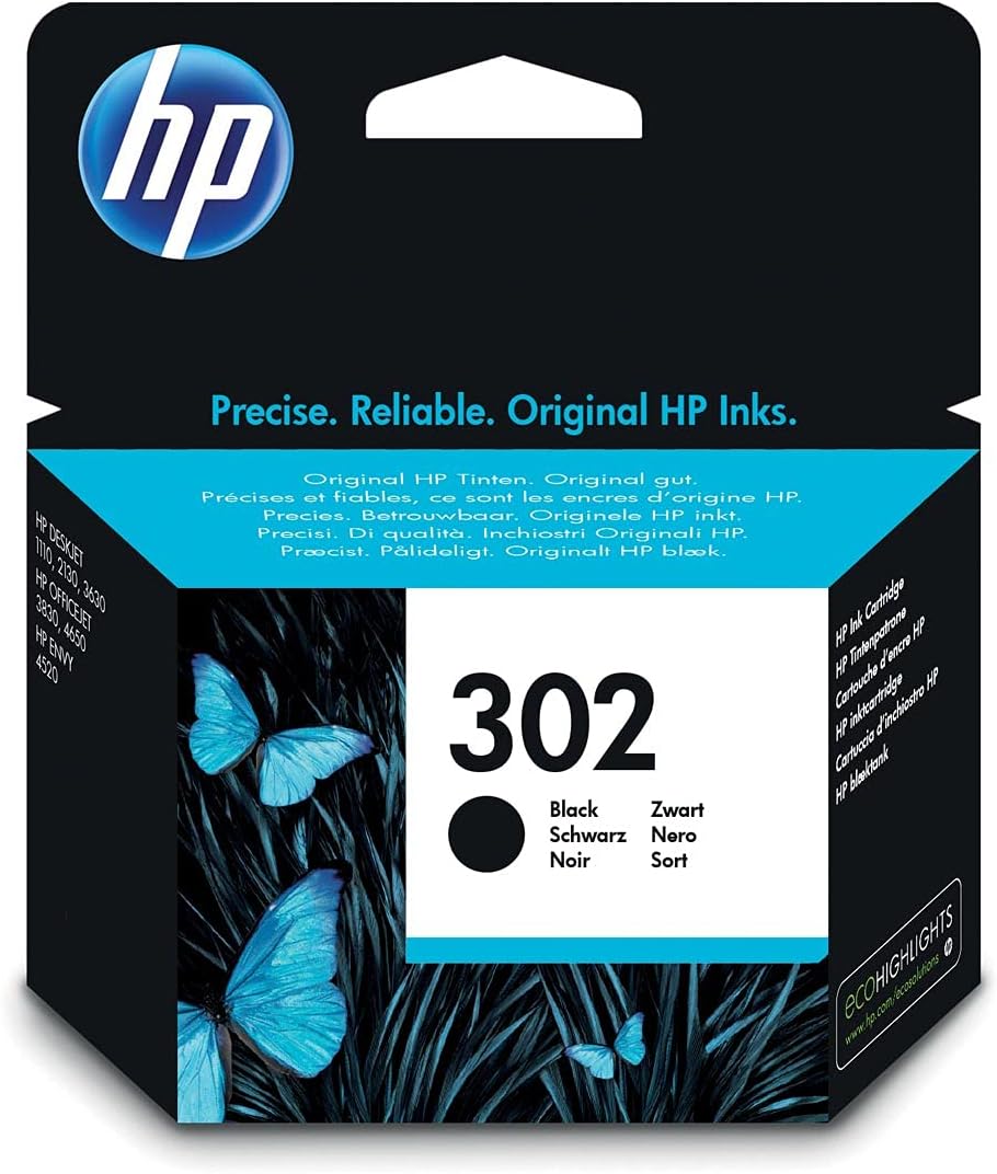 HP 302 Tinte schwarz