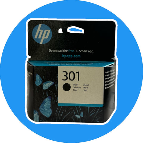 HP 301 Tinte schwarz