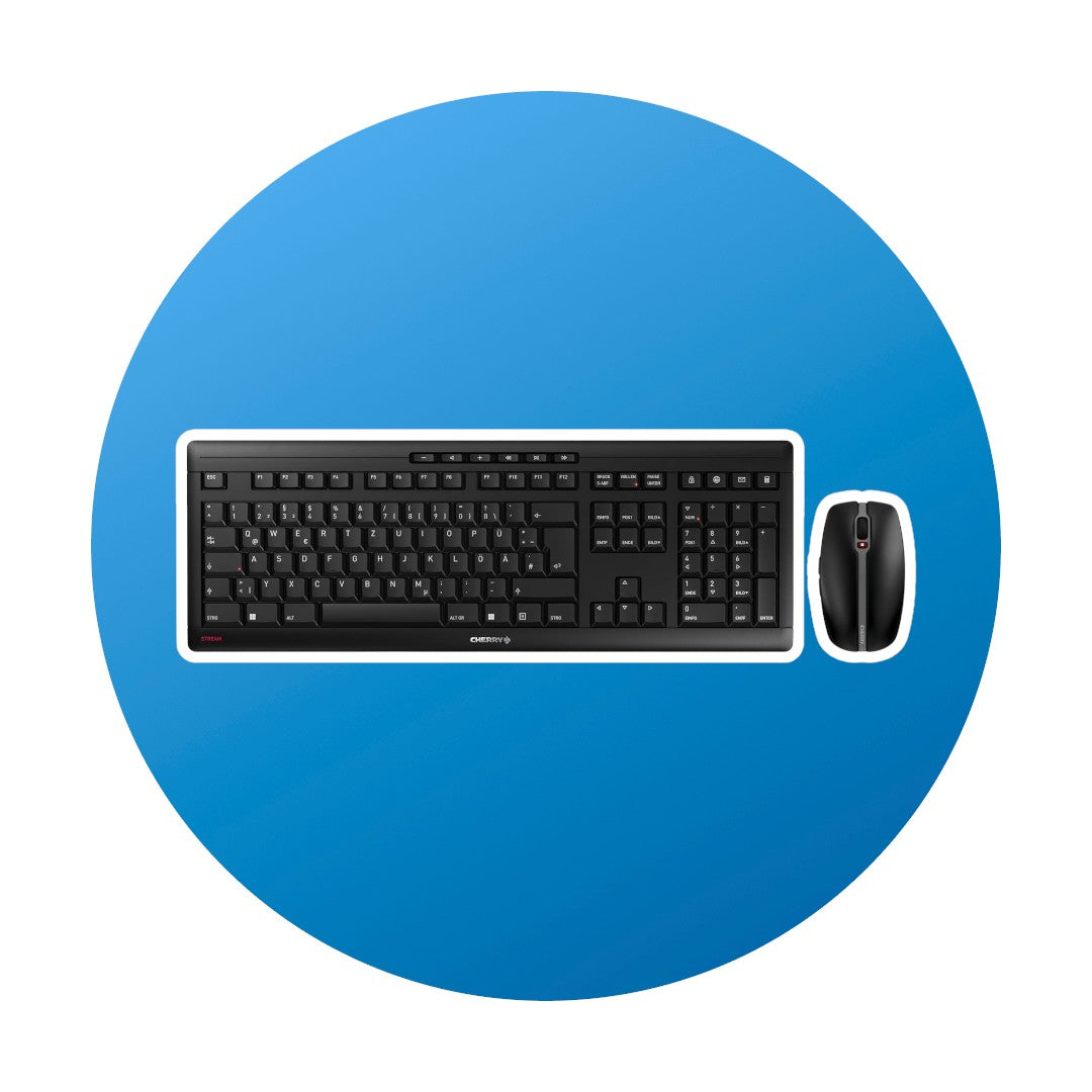 CHERRY Kabelloses Tastatur-Maus-Set