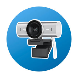 Logitech MX Brio 705 Webcam hellgrau