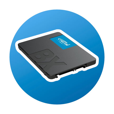 500GB crucial 2,5" BX500 SATA SSD