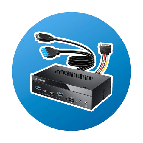 Graugear 5.25" Multi Front Panel