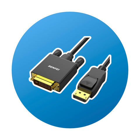 1,8m Benfei DisplayPort auf DVI Kabel