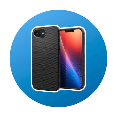 Spigen iPhone SE/16E Liquid Air Hülle schwarz