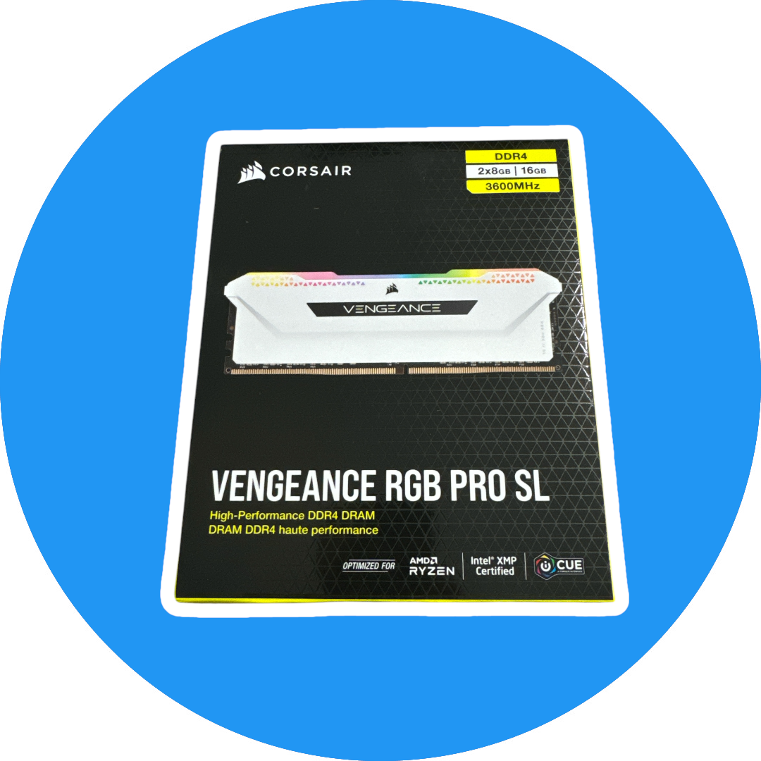 16GB Corsair DDR4 3600 RGB Pro SL (2x8GB)