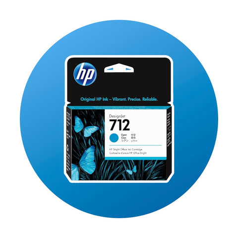 HP 712 cyan Tinte