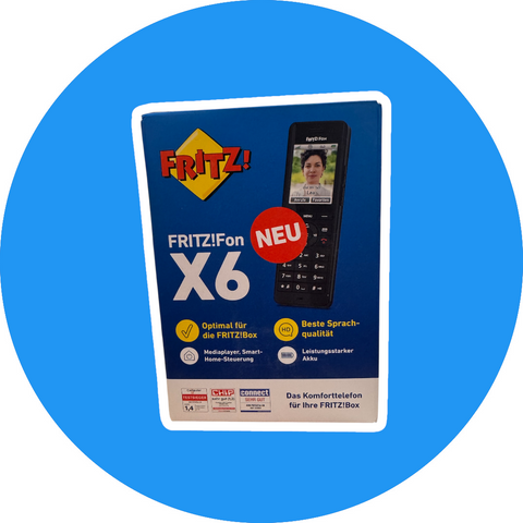 FRITZ!Fon X6 Black DECT