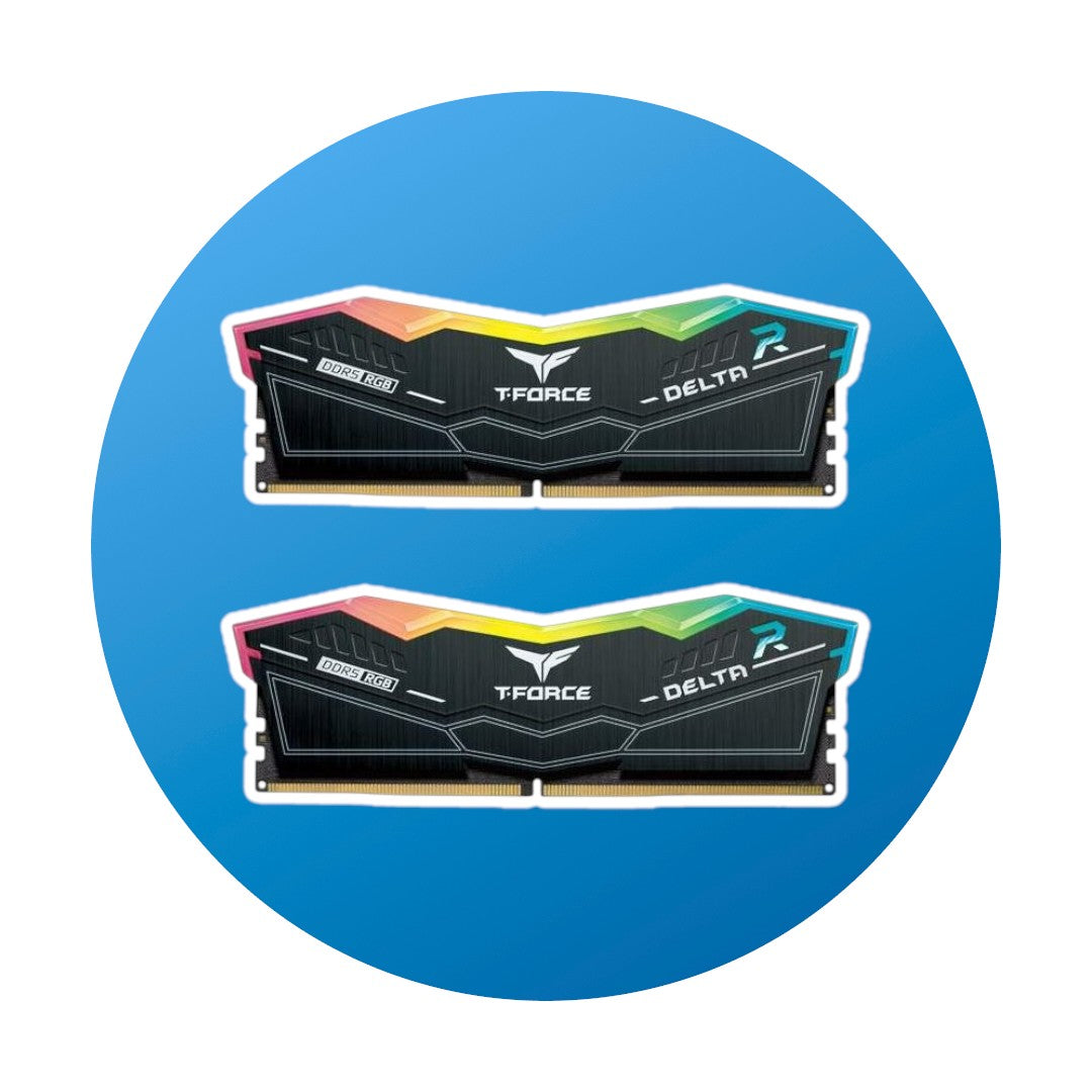 32GB T-Force Delta RGB DDR5 6000 schwarz (2x16GB)