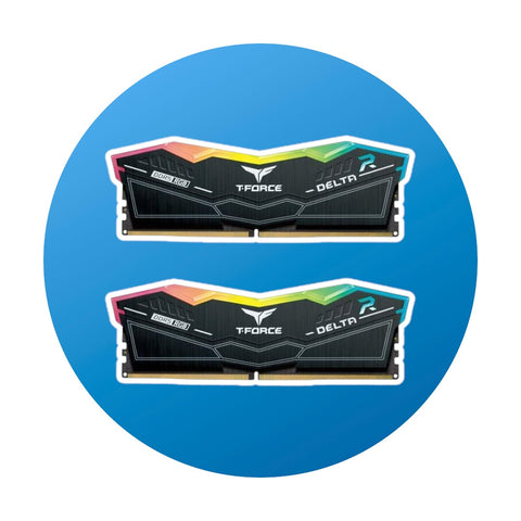 32GB T-Force Delta RGB DDR5 6000 schwarz (2x16GB)