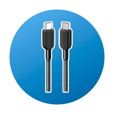 0,9m Anker USB-C Kabel schwarz 60W