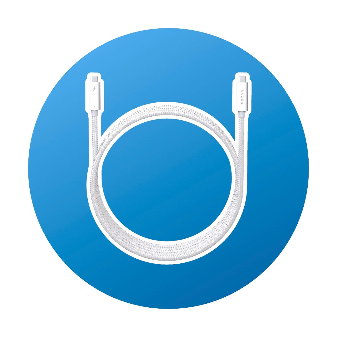0,8m Razer Thunderbolt 4 USB-C Kabel 100W