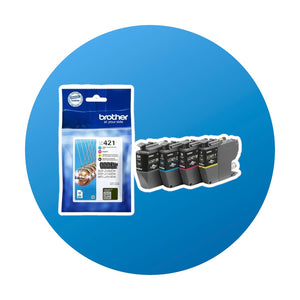 Brother LC421VAL Tinte Multipack