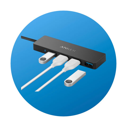 Anker 4-Port Ultra Slim USB Hub