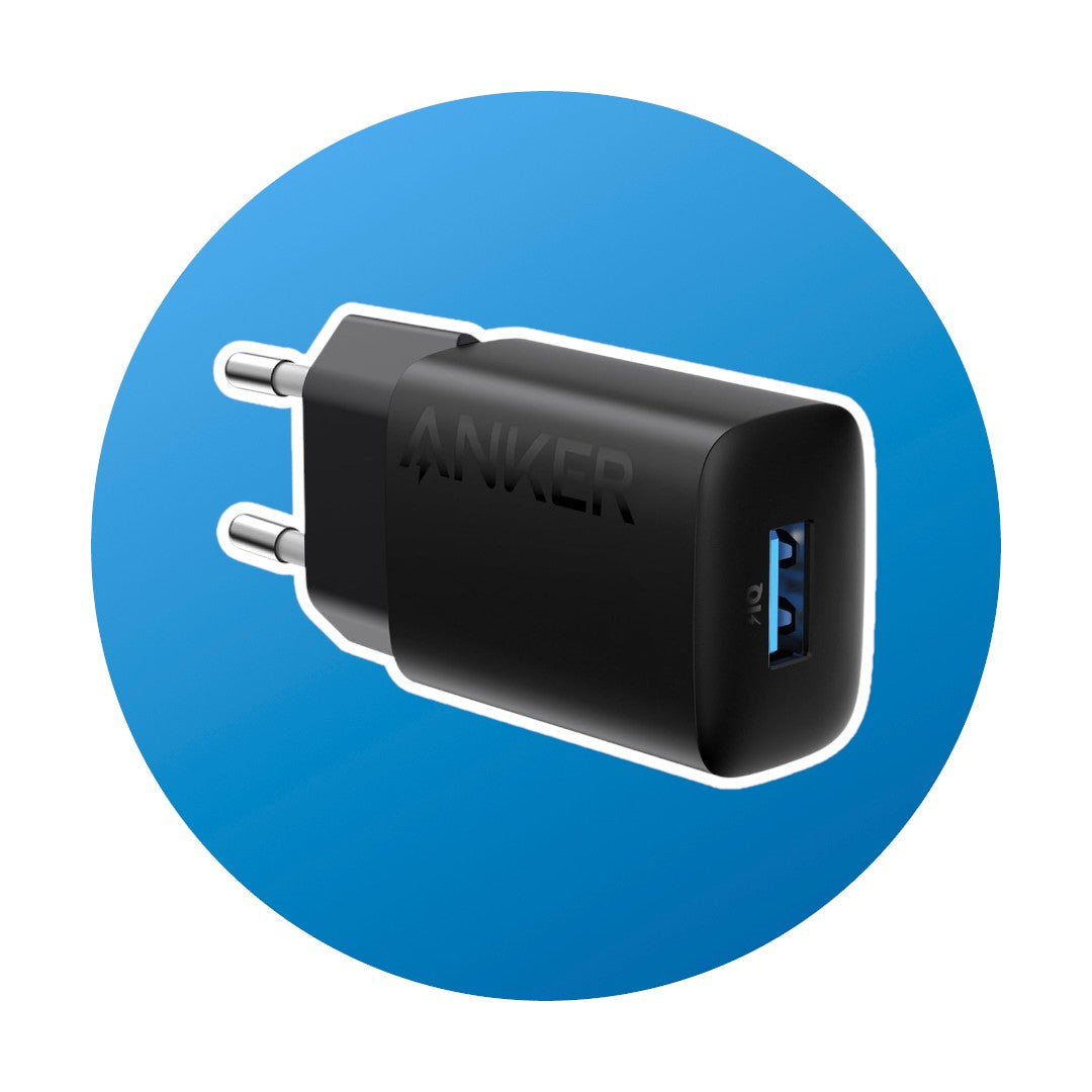 Anker USB A Ladegerät schwarz 12W