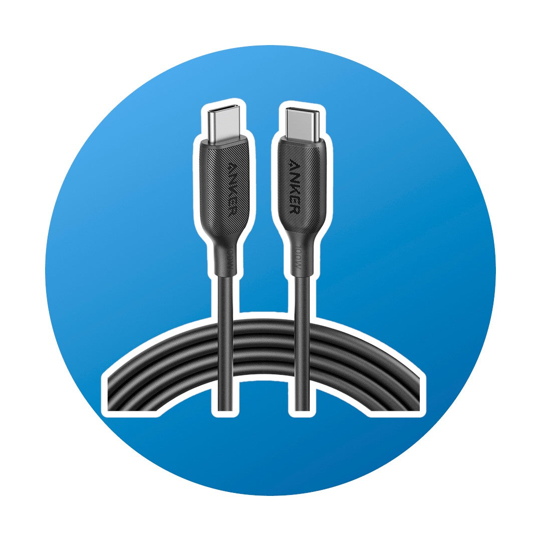 1,8m Anker USB-C Kabel schwarz 100W