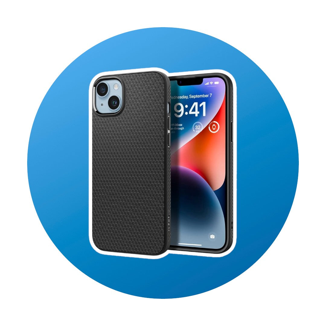 Spigen iPhone 14 Liquid Air Hülle schwarz