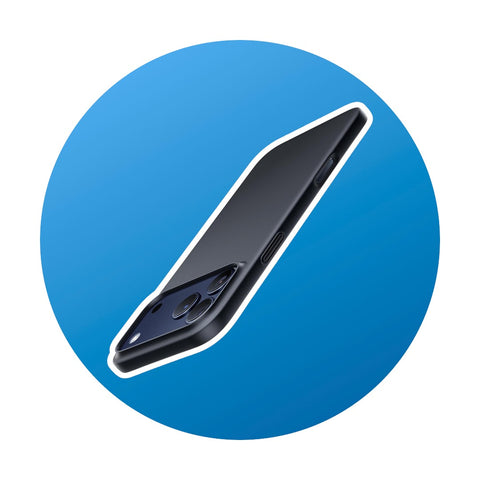 Torras iPhone 17 Pro Hülle Ultradünn Schwarz