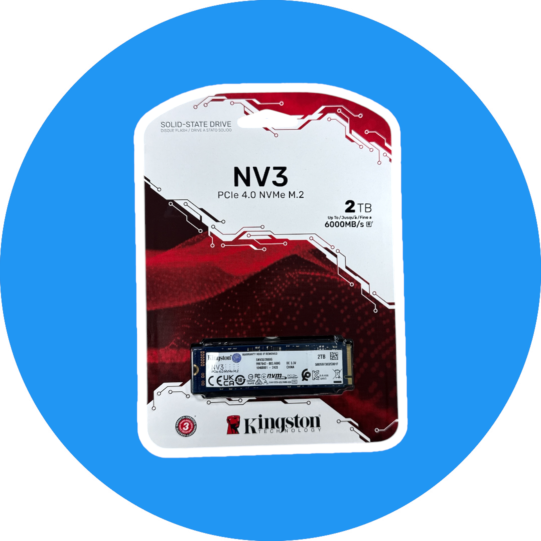 2TB Kingston NV3 PCIe 4.0 NVMe M.2