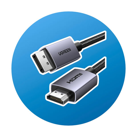 2m UGREEN 4K DP auf HDMI Kabel