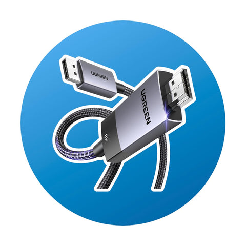 2m Ugreen 8K DP auf HDMI Kabel