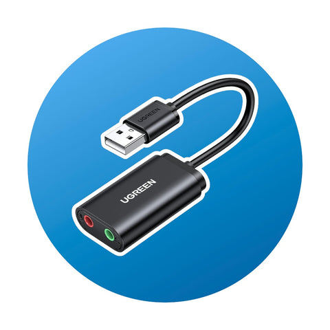 Ugreen USB - Audio Adapter schwarz