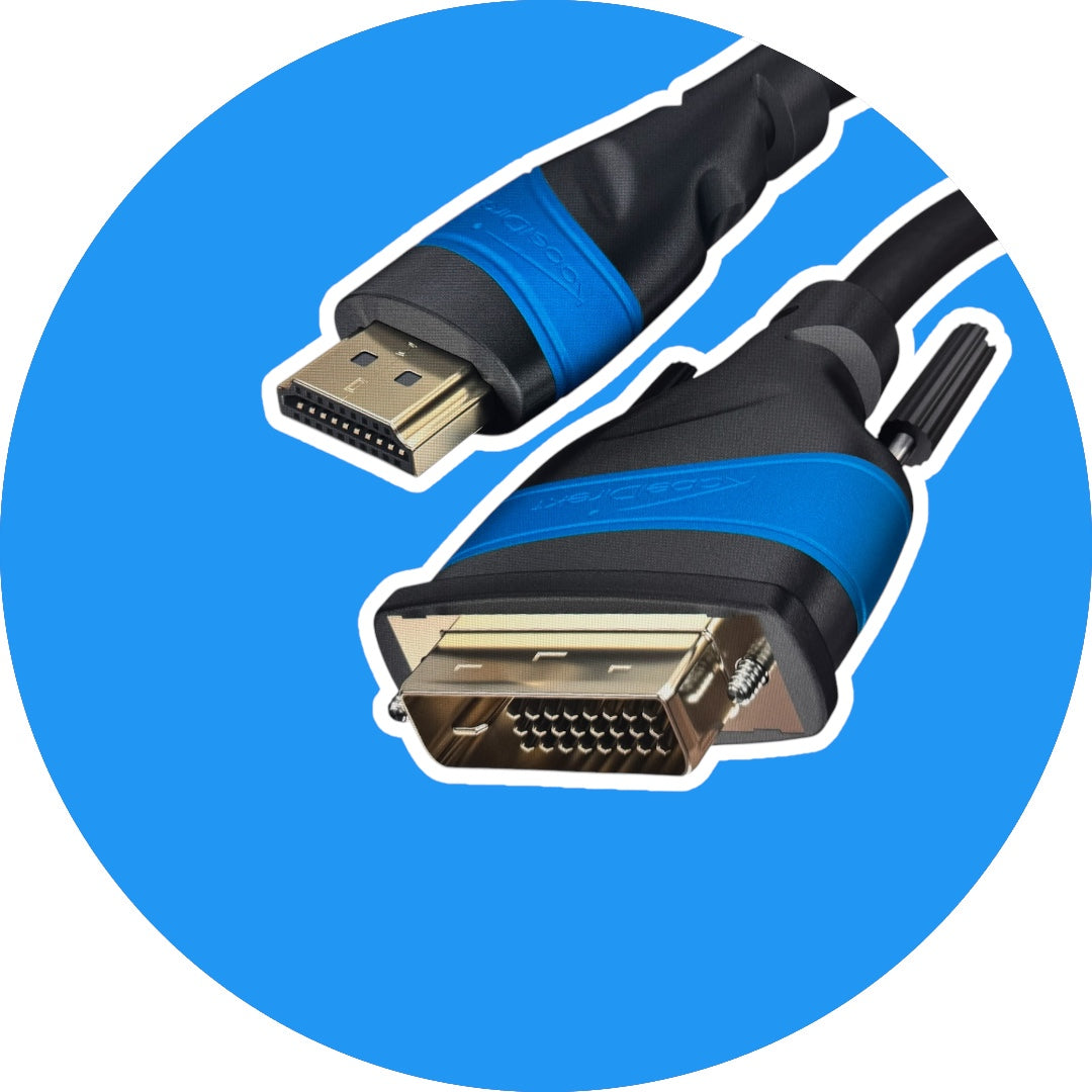 KabelDirekt – HDMI DVI Adapter Kabel