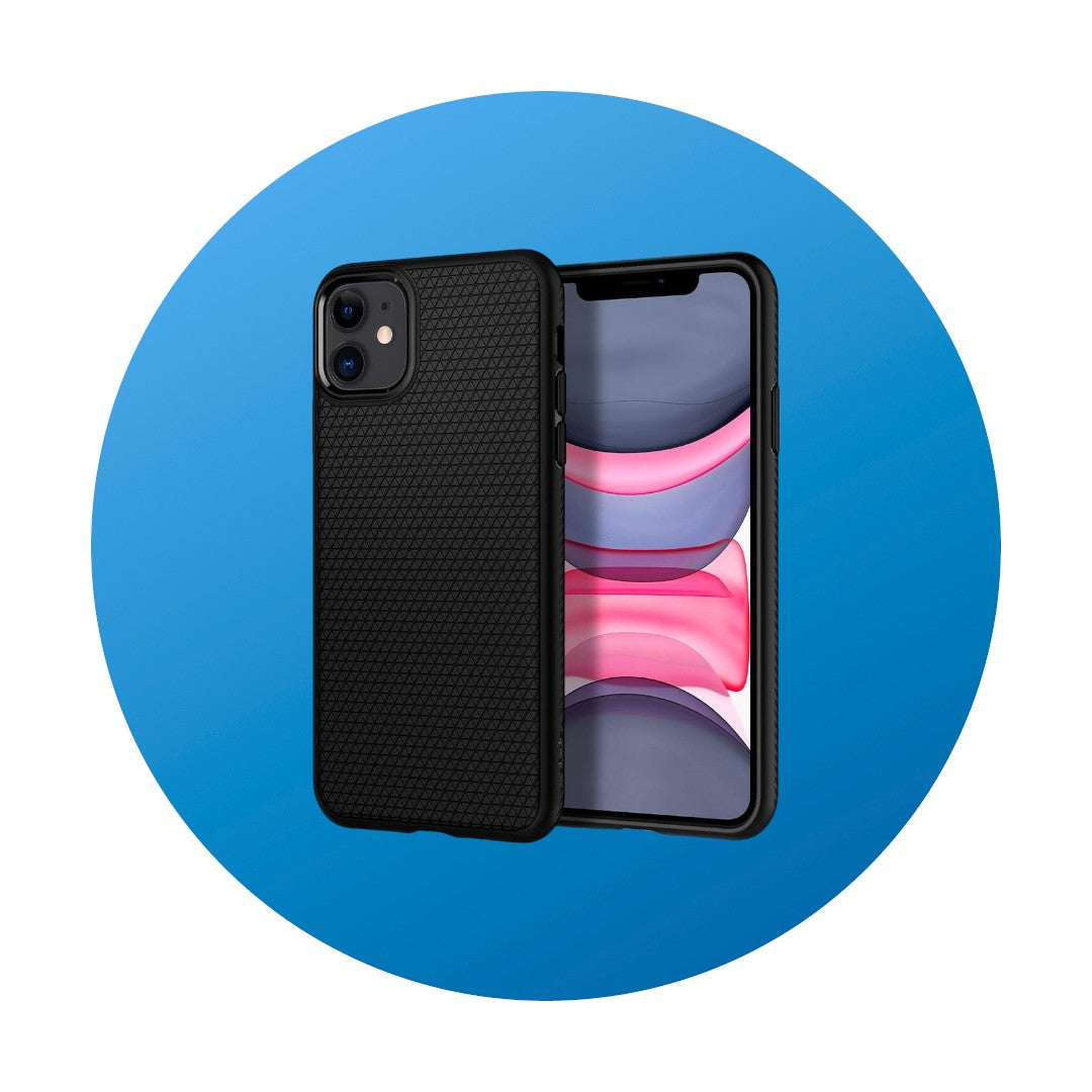 Spigen iPhone 11 Liquid Air Hülle schwarz