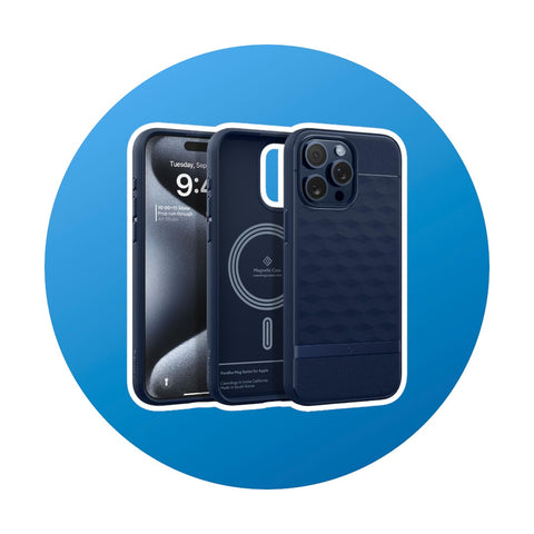 Spigen iPhone 14 Pro Max Parallax Blau