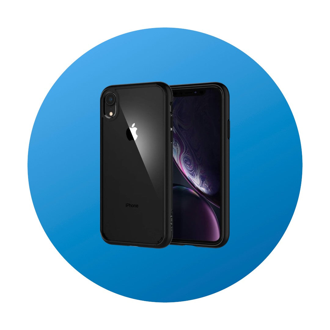 Spigen iPhone Xr Hltra Hybrid Hülle schwarz