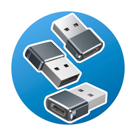 USB-C Buchse auf USB-A Stecker